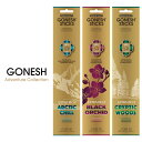 ガーネッシュ GONESH インセンス スティック お香 アドベンチャー コレクション Adventure Collection バンブー インセンス アークティックチル ブラックオーキッド クリプティックウッズ 1パック 20本入【正規品】【在庫あり】【一部お取り寄せ】
