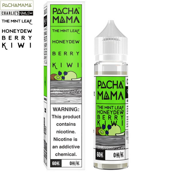 電子 ベイプ VAPE リキッド 60ml ミントリーフ ハニーデューメロン ベリー キウイ パチャママ シリーズ PACHAMAMA Charlie 039 s Chalk Dust チャーリーズ チョーク ダスト 【お取り寄せ】【ギフトラッピング対応】【お取り寄せ】