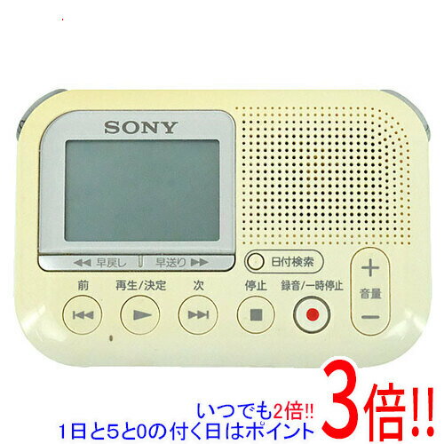 【1日と5.0のつく日、18日はポイント3倍！】【中古】SONY メモリーカードレコーダー ICD-LX31 本体のみ 本体いたみ