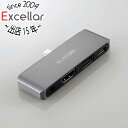 ELECOM USB Type-C 直挿しタイプドッキングステーション DST-C25SV シルバー(2)