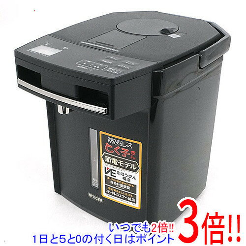 【延長保証対応!!】TIGER 蒸気レスVE電気まほうびん とく子さん 2.2L PIM-H220-KE アーバンブラック