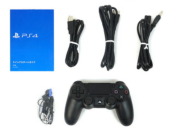 【中古】SONY プレイステーション4 500GB ブラック CUH-2100AB01 元箱あり