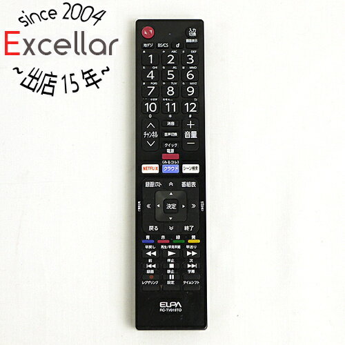 【中古】ELPA テレビリモコン 東芝 レグザ用 RC-TV019TO