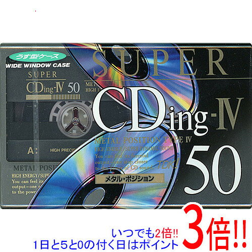 商品名TDK カセットテープ メタルポジション SUPER CDing-IV SCD4-50 50分商品状態新品の商品です。型番SCD4-50その他※掲載画像は代表画像です。実際の商品と細部が異なる場合がございますので、商品状態につきましては表記の内容をご確認ください。※返品についてはこちらをご覧ください。　