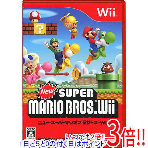 商品名【中古】New スーパーマリオブラザーズ Wii 説明書なし・ディスク傷・ケースいたみ商品状態 開封済みの中古品です。☆ケース付き！※説明書はありません。また、ケースに破れ・キズ・日焼けなどの傷みが見られます。(画像はイメージです。)※ディスク全体に薄い傷が見られますが、ゲームのプレイには問題ないレベルとなっております。※本商品は、製品の性質上、返品はお受けできませんのでご了承ください。 商品情報 ひとりでも、みんなでも、誰でもできるWiiのマリオ。 ジャンル アクション 対応機種 Wii プレイ人数 1〜4人 CERO A (全年齢対象) メーカー 任天堂 その他 ※商品の画像はイメージです。 その他たくさんの魅力ある商品を出品しております。ぜひ、見て行ってください。 ※返品についてはこちらをご覧ください。　