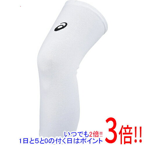 【1日と5.0のつく日、18日はポイント3倍!】asics アシックス Mサイズ バレーボール VBニースリーブ XWP068 ホワイト/ブラック