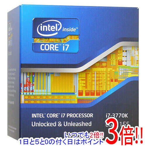 【1日と5.0のつく日、18日はポイント3倍！】【中古】Core i7 3770K 3.5GHz LGA1155 SR0PL 元箱あり