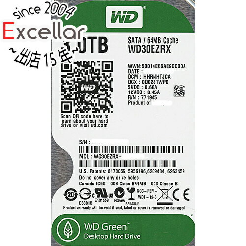 ڤĤǤ2ܡ5.0ΤĤ183ܡۡšWestern DigitalHDD WD30EZRX 3TB SATA600 1...