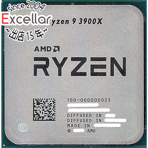 【いつでも2倍！5．0のつく日は3倍！1日も18日も3倍！】【中古】AMD Ryzen 9 3900X 100-000000023 3.8GHz SocketAM4