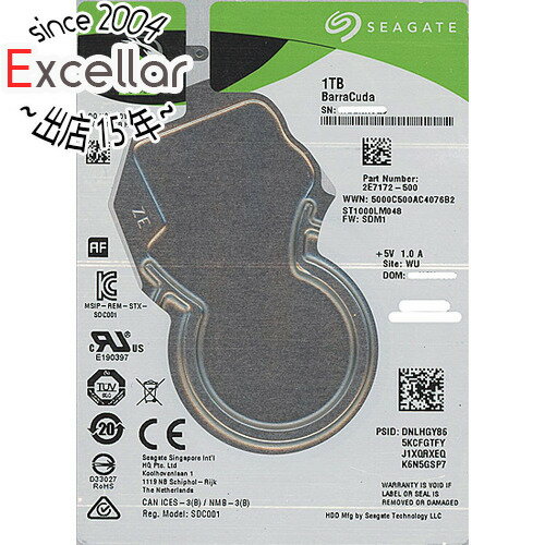 ڤĤǤ2ܡ50ΤĤ3ܡ1183ܡSEAGATE ΡHDD 2.5inch ST1000LM048 1TB 7mm