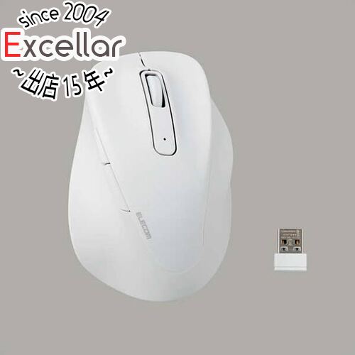 【いつでも2倍!5.0のつく日、18日は3倍!】ELECOM製 ワイヤレスマウス EX-G M-XGL30DBSKWH ホワイト