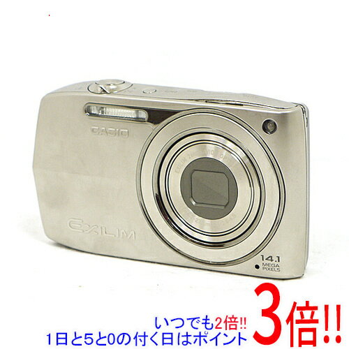 【1日と5.0のつく日、18日はポイント3倍！】【中古】CASIO製 EXILIM ZOOM EX-Z2000 シルバー 1410万画素 液晶画面いたみ 元箱あり