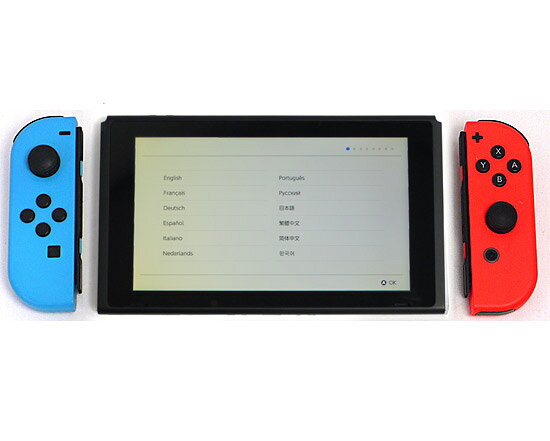 エクセラー2号館 楽天市場店の【中古】任天堂 Nintendo Switch ネオンブルー/ネオンレッド 液晶画面いたみ 元箱あり｜アングル2
