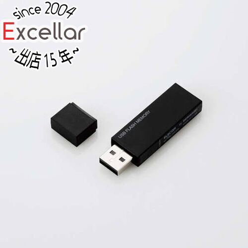 ELECOM キャップ式USBメモリ MF-MSU2B64GBK 64GB ブラック
