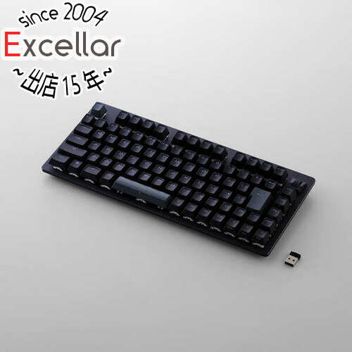 ELECOM ゲーミングキーボード V custom TK-VK520LBK 赤軸 ブラック