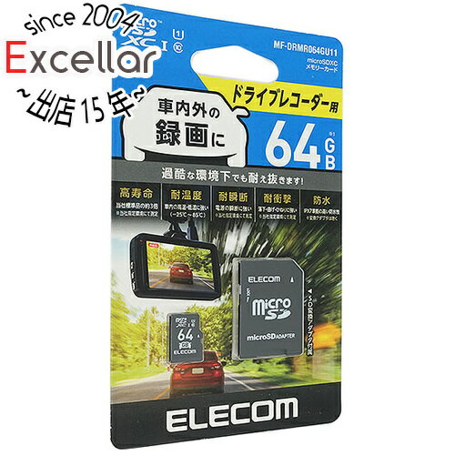 ył2{I5D0̂3{I1183{IzELECOM hCuR[_[ microSDXC[J[h MF-DRMR064GU11 64GB