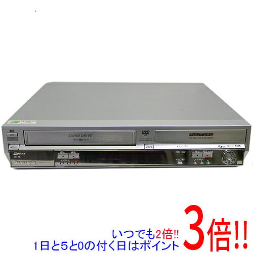 【1日と5.0のつく日、18日はポイント3倍！】【中古】Panasonic DVDレコーダー VHSビデオ一体型 DIGA DMR-E150V-S リモコン付き