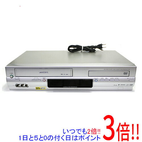 【1日と5.0のつく日、18日はポイント3倍！】【中古】TOSHIBA製 VHSビデオデッキ一体型DVDプレーヤー SD-V700
