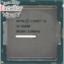 【いつでも2倍！5．0のつく日は3倍！1日も18日も3倍！】【中古】Core i5 6600K 3.5GHz 6M LGA1151 95W SR2BV