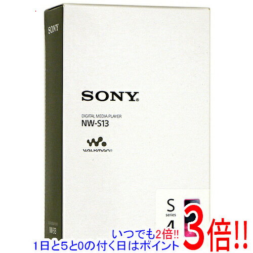 Mpio - 【1日と5.0のつく日、18日はポイント3倍！】【中古】SONYウォークマン Sシリーズ NW-S13 ピンク/4GB 元箱あり