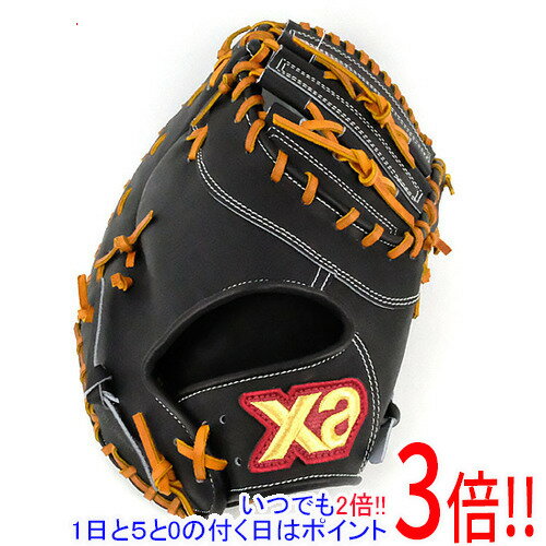 【1日と5.0のつく日、18日はポイント3倍！】XANAX(ザナックス) 軟式用ファーストミット スペクタス 一塁手用 R(右投用) BRF24FO1S 9027 ブラック×タン