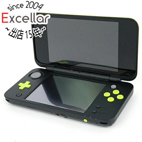 【中古】任天堂 Newニンテンドー2DS LL ブラック×ライム