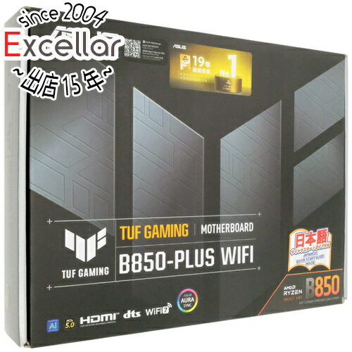 【いつでも2倍！5.0のつく日、18日は3倍！】【中古】ASUS製 ATXマザーボード TUF GAMING B850-PLUS WIFI SocketAM5 元箱あり