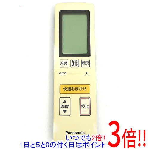 樂天商城 - 【1日と5.0のつく日、18日はポイント3倍！】【中古】Panasonic エアコンリモコン A75C4006