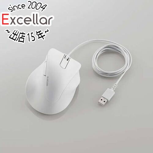 ELECOM製 静音 有線マウス EX-G M-XGXL30UBSKWH ホワイト ELECOM製 静音 有線マウス EX-G M-XGXL30UBSKWH ホワイト