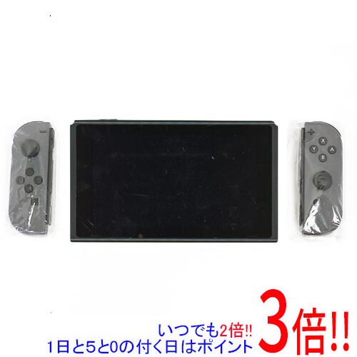 商品名【中古】任天堂 Nintendo Switch バッテリー拡張モデル HAD-S-KAAAA グレー 液晶画面いたみ商品状態動作確認済みの中古品です。※液晶画面に日焼けが見られます。※中古品ですので、傷、汚れ等がございます。ご理解の上、ご検討お願いします。商品説明旧モデルの約2.5〜6.5時間に対して約4.5〜9.0時間と、バッテリー持続時間が長くなった、2019年8月発売モデル。大画面で楽しむ「TVモード」、画面をシェアする「テーブルモード」、大きい画面を持ち歩く「携帯モード」の3つのプレイモードを備える。左右一対のコントローラー「Joy-Con」を相手に手渡して“おすそわけ”することで、どこでも対戦や協力プレイを始められる。商品名Nintendo Switch 2019年8月モデル [グレー]型番HAD-S-KAAAA仕様[スペック]タイプ 据え置き/携帯ゲーム機ストレージ容量 32GB入出力端子 USB Type-C端子 x1/ヘッドホンマイク端子×1/microSD・microSDHC・microSDXCメモリーカードx1ディスプレイサイズ 6.2インチオンライン対応 ○[サイズ・重量]サイズ 縦102mm×横239mm×厚さ13.9mm(Joy-Con取り付け時)※最大の厚さは28.4mm重量 約297g(Joy-Con取り付け時：約398g)[カラー]カラー グレー付属品※画像に写っているものがすべてです。ご確認のうえご検討ください。その他※掲載画像は代表画像です。実際の商品と細部が異なる場合がございますので、商品状態につきましては表記の内容をご確認ください。※返品についてはこちらをご覧ください。　