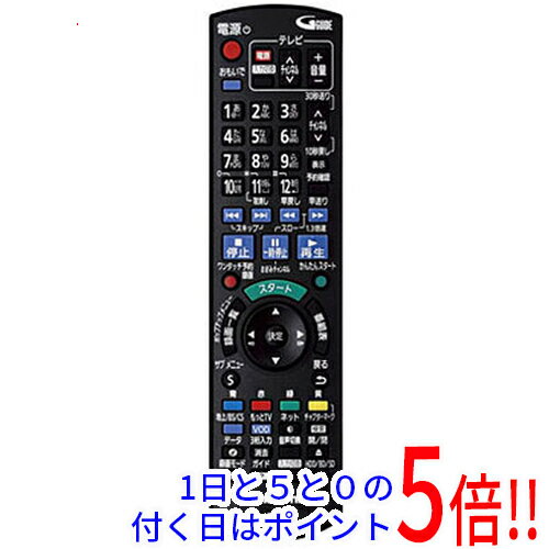 【中古】Panasonic ブルーレイディスクレコーダー用リモコン N2QAYB000905