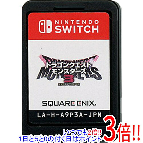 商品名【中古】ドラゴンクエストモンスターズ3 魔族の王子とエルフの旅 Nintendo Switch ソフトのみ商品状態開封済みの中古品です。※ソフトのみの出品です。※本商品は、製品の性質上、返品はお受けできませんのでご了承ください。仕様メーカー:スクウェア・エニックス[基本仕様]ジャンル RPGCERO 「B」12歳以上対象プレイ人数その他人数 プレイ人数：1人/インターネット通信：1〜8人オンライン 対応[対応機種]Nintendo Switchその他※掲載画像は代表画像です。実際の商品と細部が異なる場合がございますので、商品状態につきましては表記の内容をご確認ください。※返品についてはこちらをご覧ください。　