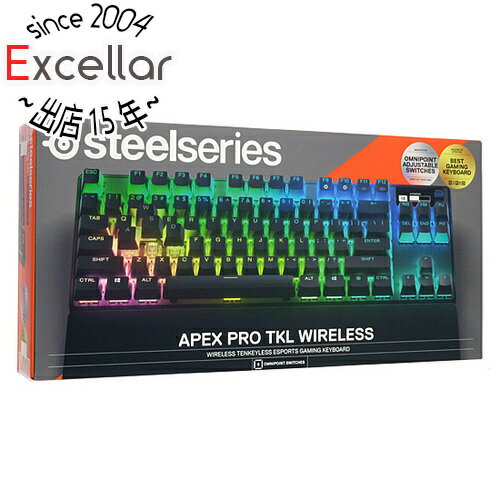【いつでも2倍!5.0のつく日、18日は3倍!】SteelSeries ゲーミングキーボード Apex Pro TKL Wireless 2023 US 【いつでも2倍!5.0のつく日、18日は3倍!】SteelSeries ゲーミングキーボード Apex Pro TKL Wireless 2023 US