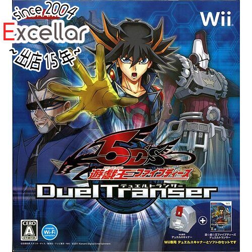 【いつでも2倍！5．0のつく日は3倍！1日も18日も3倍！】【新品訳あり(開封のみ・箱きず・やぶれ)】 遊戯王ファイブディーズ デュエルトランサー Wii