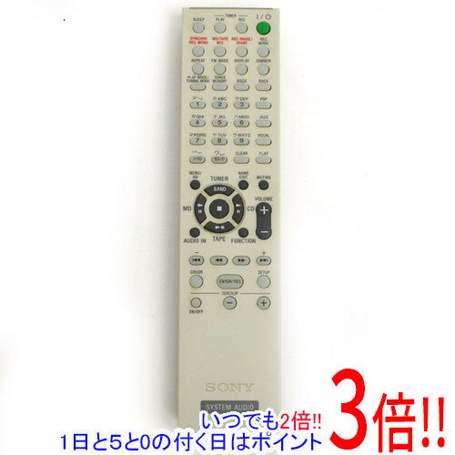 Cameras - 【1日と5.0のつく日、18日はポイント3倍！】【中古】SONY オーディオリモコン RM-SM3 電池カバーなし