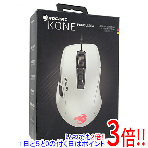 【1日と5.0のつく日、18日はポイント3倍！】【中古】ROCCAT ゲーミングマウス Kone Pure Ultra Arctic White 元箱あり(2)