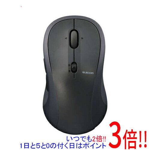 【1日と5.0のつく日、18日はポイント3倍！】ELECOM製 OSMOD 7 USB無線/Bluetooth 静音マウス 7ボタン Lサイズ M-MY40MBSXBK ブラック