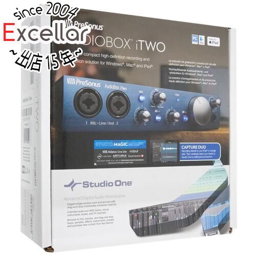 【いつでも2倍！5．0のつく日は3倍！1日も18日も3倍！】【中古】PreSonus オーディオインターフェイス AudioBox iTwo 欠品あり 訳あり 未使用