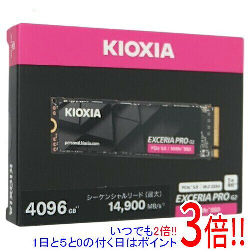 キオクシア EXCERIA PRO G2 SSD-CK4.0N5PRG2N