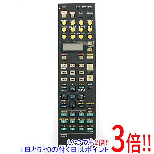 For Visual Equipments - 【1日と5.0のつく日、18日はポイント3倍！】【中古】YAMAHA オーディオリモコン RAV238 WB37860US
