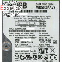 Western Digital製HDD WD5000AAVS 500GB SATA300 7200