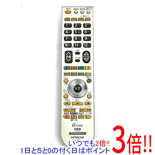 樂天商城 - 【1日と5.0のつく日、18日はポイント3倍！】【中古】HITACHI テレビリモコン C-RP2