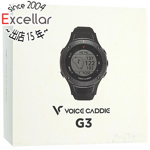 【いつでも2倍！5．0のつく日は3倍！1日も18日も3倍！】【中古】Voice Caddie GPSゴルフウォッチ ボイスキャディ G3 ブラック 未使用