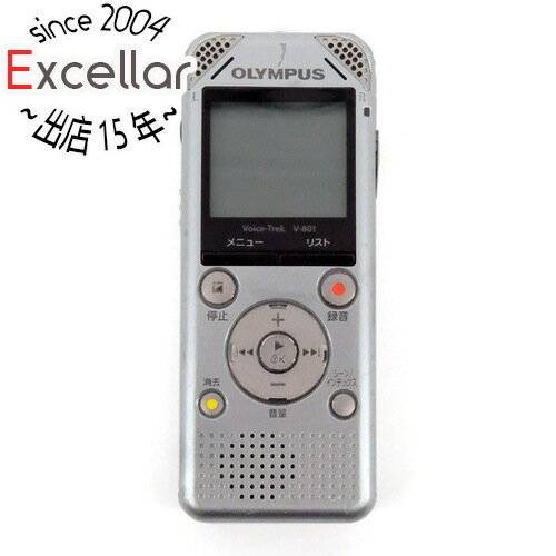【いつでも2倍!5.0のつく日、18日は3倍!】【中古】OLYMPUS ICレコーダー Voice-Trek V-801 SLV シルバー 本体のみ