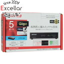 【延長保証対応!!】【新品訳あり(箱きず・やぶれ)】 BUFFALO Giga対応スイッチングハブ 5ポート LSW6-GT-5NS/BK ブラック