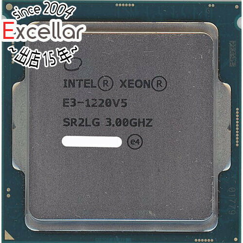 商品名【中古】Xeon E3-1220 v5 3.0GHz 8M LGA1151 SR2LG商品状態 動作確認済みの中古品です。 ※中古品ですので、傷、汚れ等ある場合がございます。 ご理解の上、ご検討お願いします。 商品名 Xeon E3-1220 v5 仕様 [スペック] プロセッサ名 Xeon E3-1220V5/(Skylake) ソケット形状 LGA1151 コア数 4 コア TDP 80 W クロック周波数 3GHz 三次キャッシュ 8 MB Sスペック SR2LG 付属品 ※画像のものがすべてです。ご確認後、ご検討お願いします。 その他 ※商品の画像はイメージです。その他たくさんの魅力ある商品を出品しております。ぜひ、見て行ってください。※返品についてはこちらをご覧ください。　