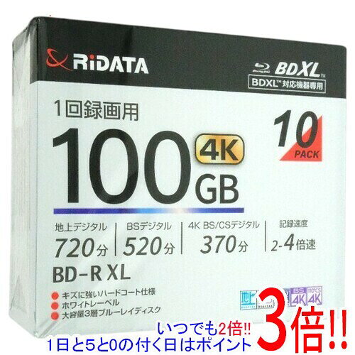 RIDATA BD-R520PW4X.10PSCB [BD-R XL 4�{�� 10���g]