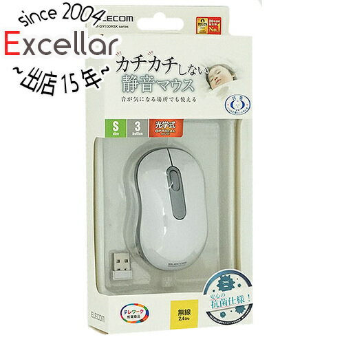 ELECOM製 ワイヤレス静音光学式マウス M-DY10DRSKWH ホワイト ELECOM製 ワイヤレス静音光学式マウス M-DY10DRSKWH ホワイト