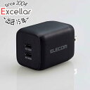 ELECOM USB Power Delivery 65W キューブAC充電器 MPA-ACCP4365BK ブラック
