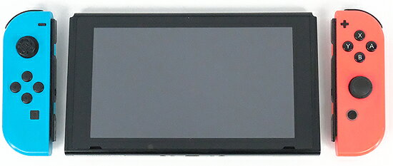 エクセラー2号館 楽天市場店の【中古】任天堂 Nintendo Switch ネオンブルー/ネオンレッド ACアダプター・ゴムなし Joy-Conグリップいたみ 元箱あり｜アングル2